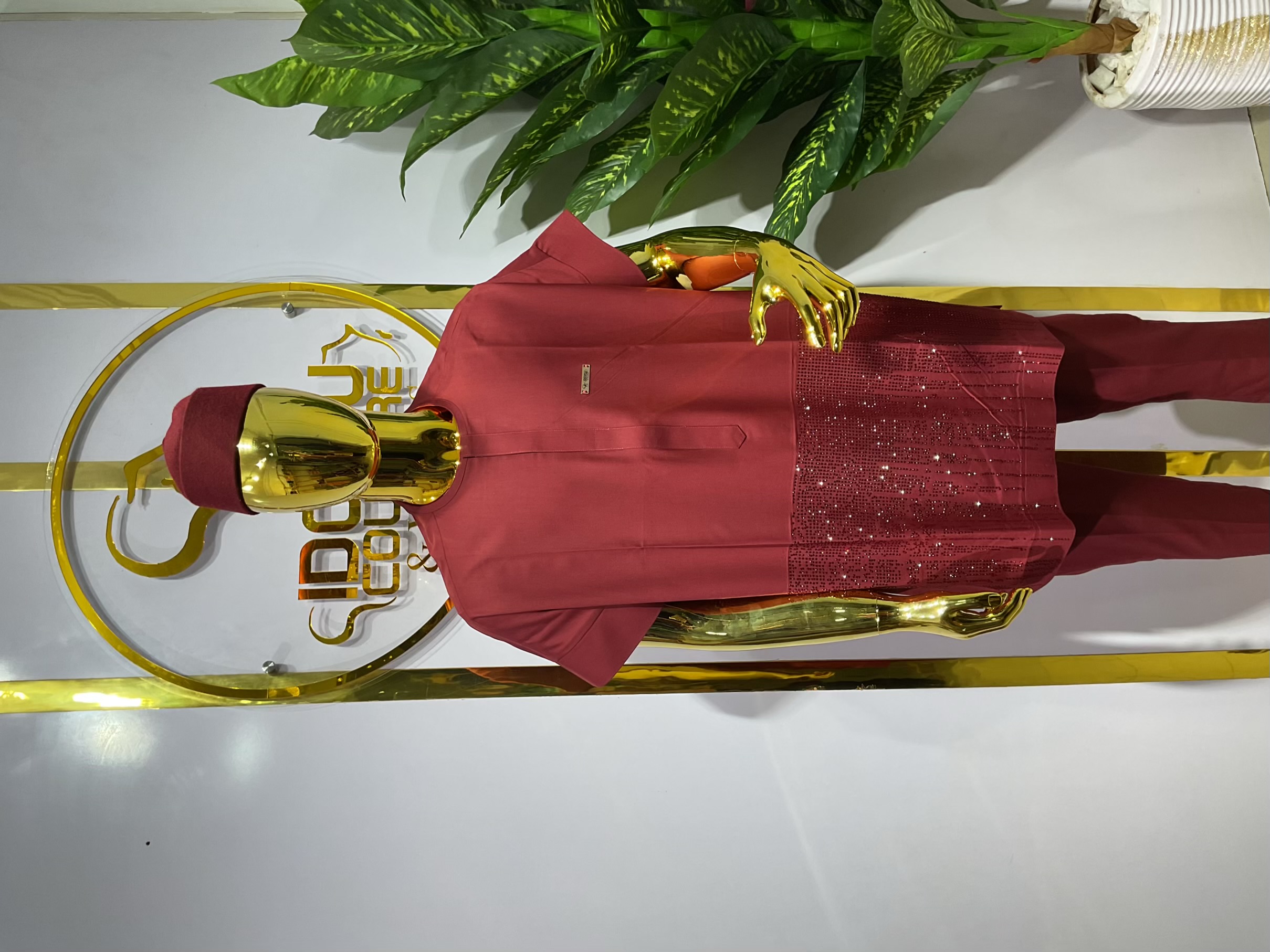 Men’s kaftan- wine 